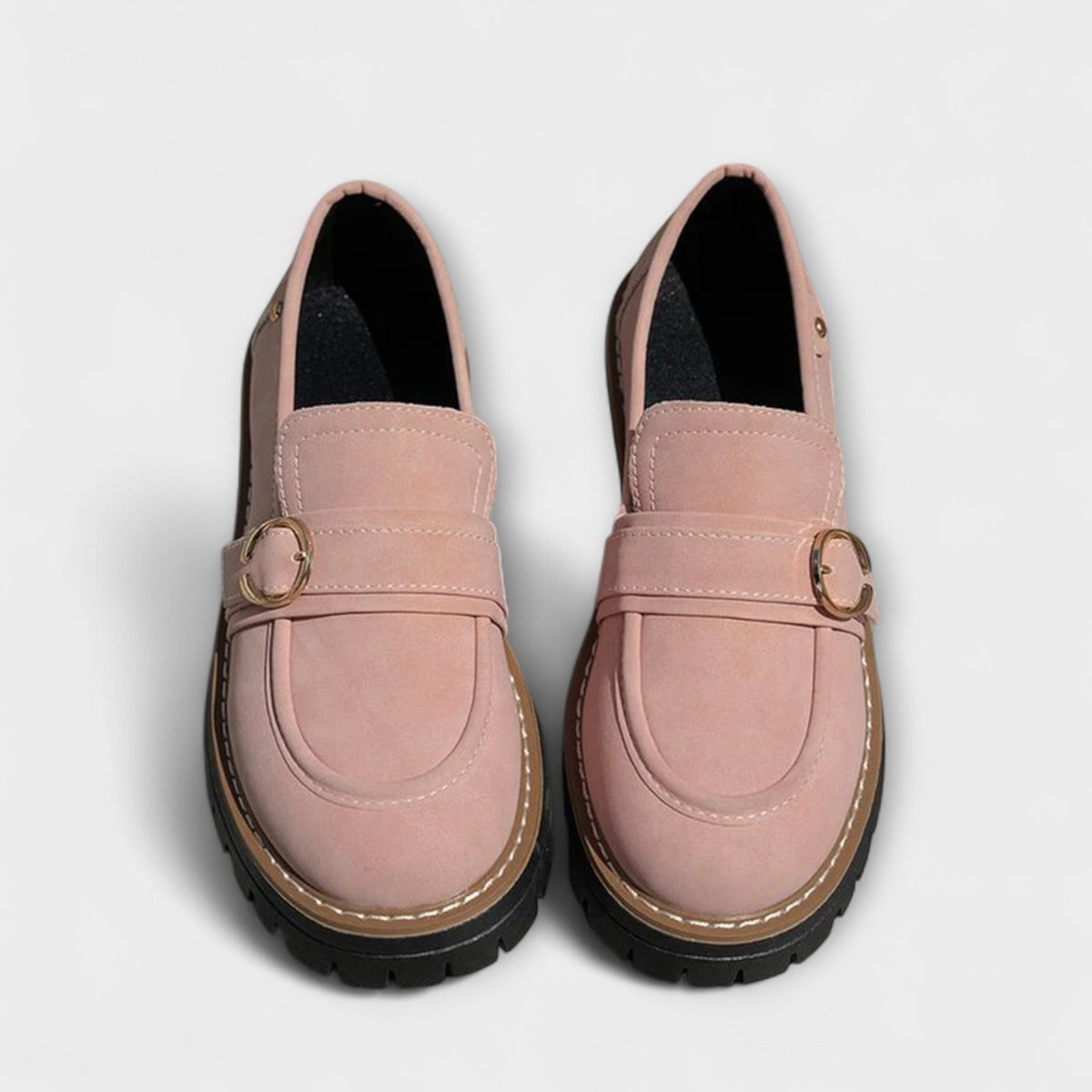 Lora – Casual Loafers med Rund Tå