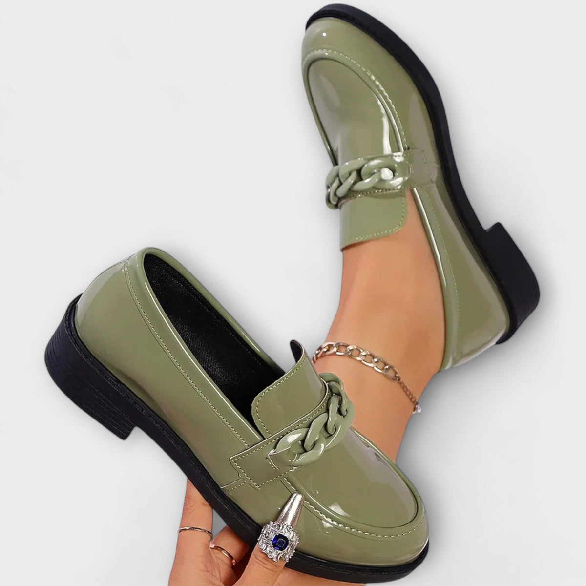 Lumi – Runde Teenvorm, Casual Loafers