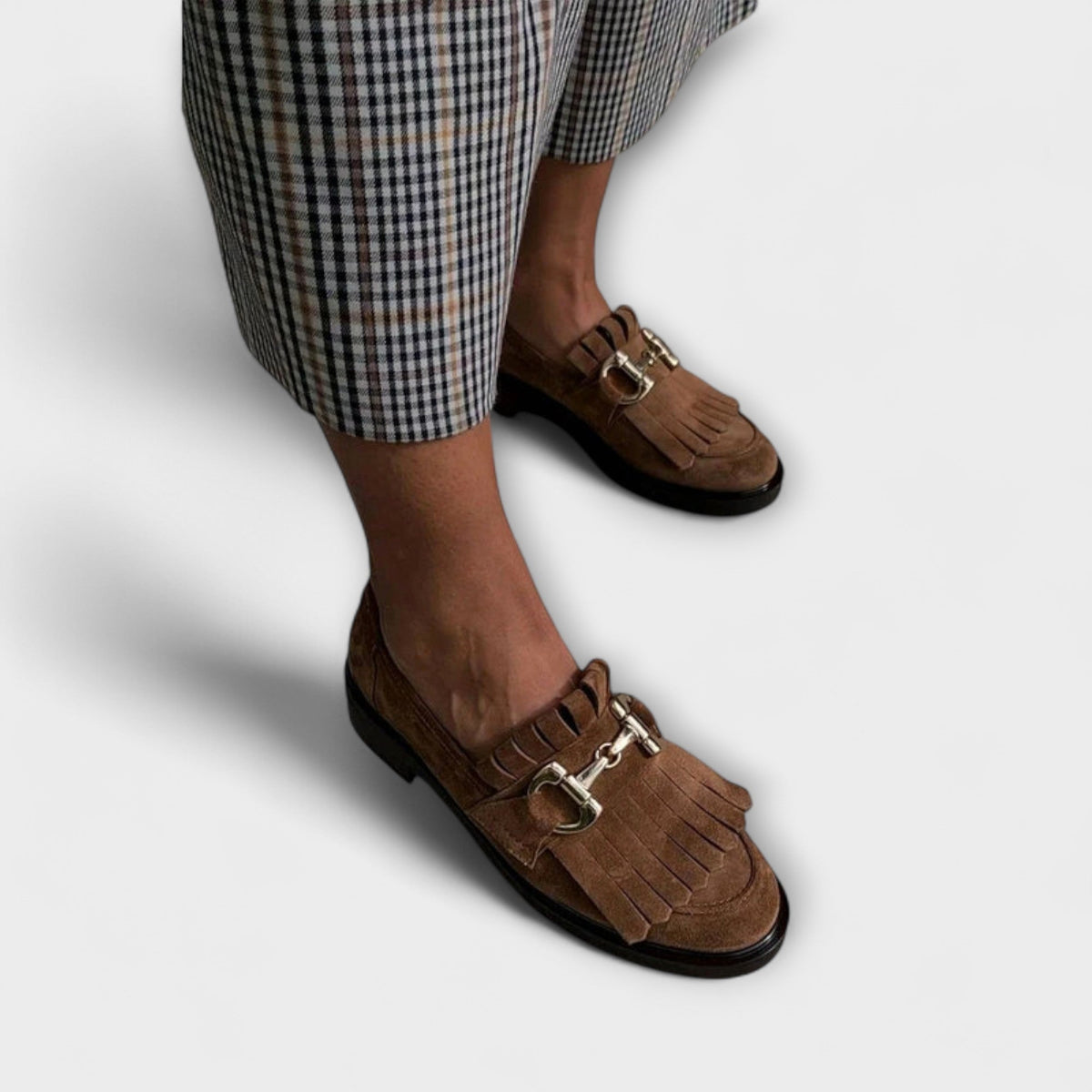 Fleur – Brun Loafer med rund tå